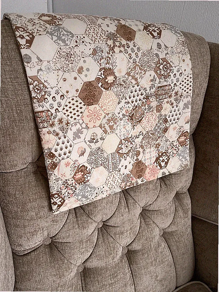 Antimacassar Chair Arm Back LAST ONE Sofa Armchair Cover Reversible 22" x 14.5"