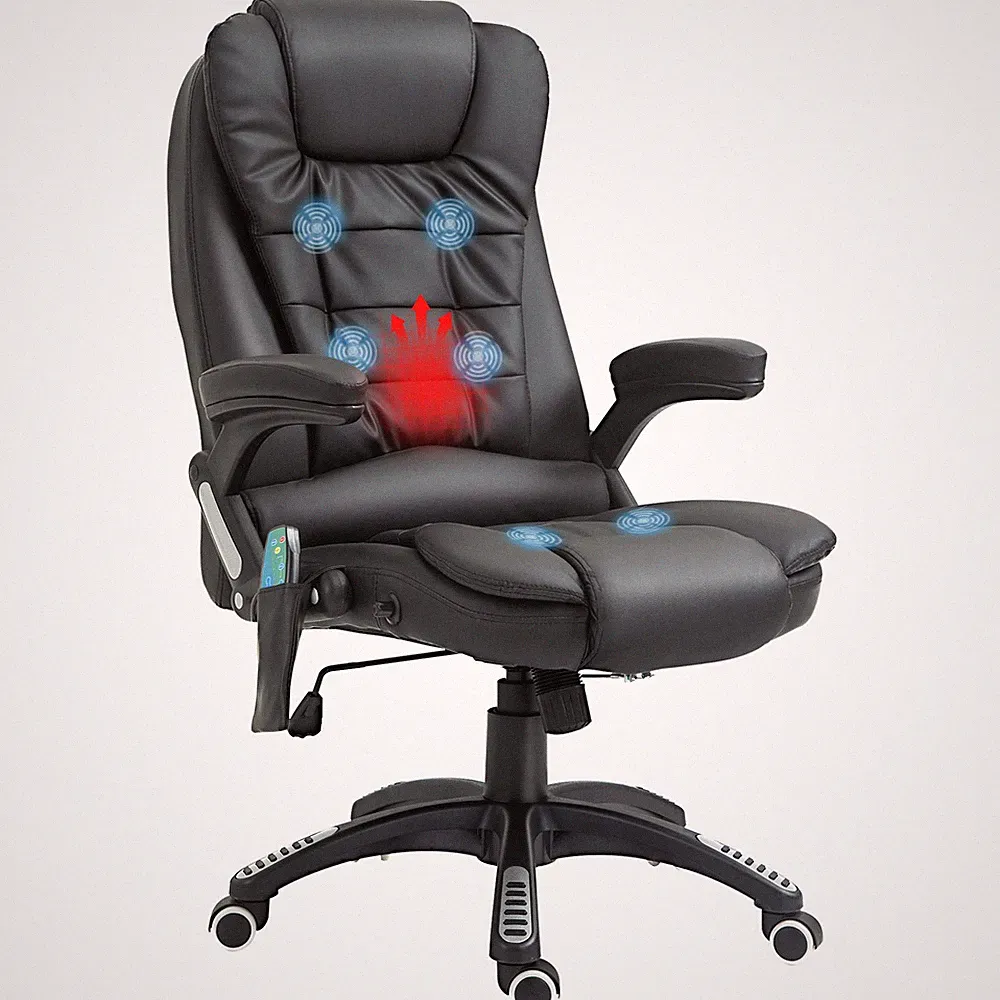 wing back leather swivel heated recliners and charger for phone