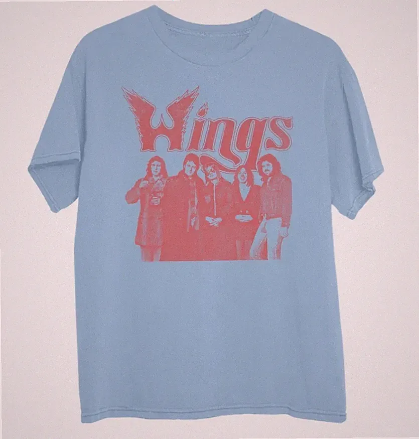 Paul McCartney Wings Got Back 2025 Wings Band T-Shirt Size S-5XL DTG Print