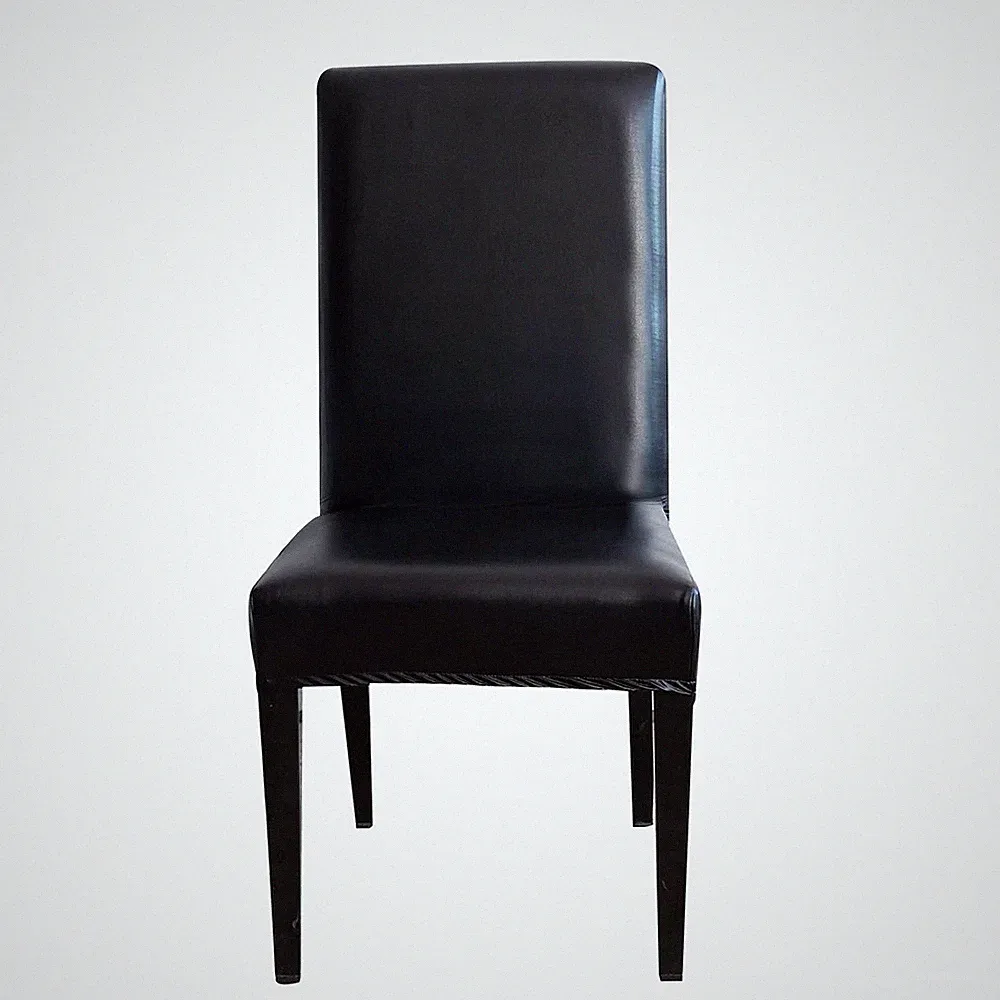 PU Leather Dining Chair Seat Covers Waterproof Stretch Wedding Slip Protector UK