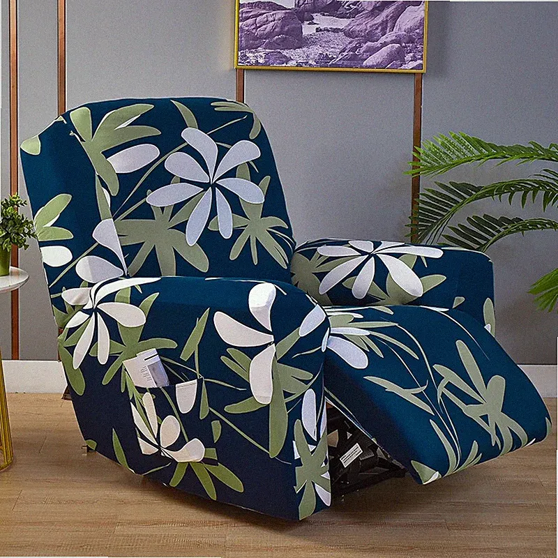 Spandex Wingback Chair Covers Sofa Slipcover Printing for Living Room Slipcovers
