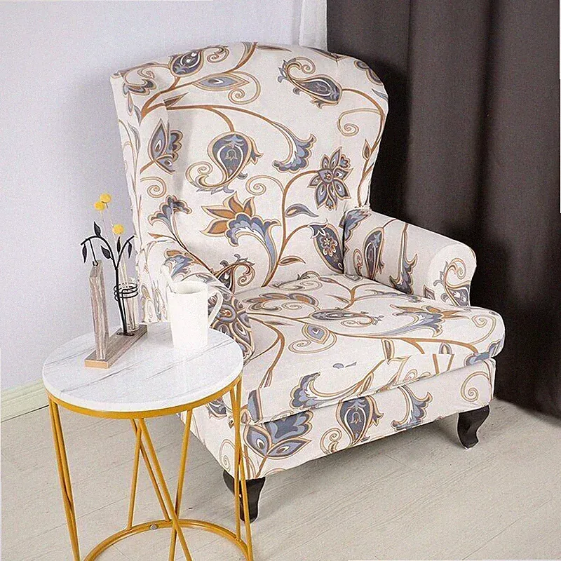 Stretch Wing Back Chair Cover Slipcovers for Living Room Couch Covers Decor