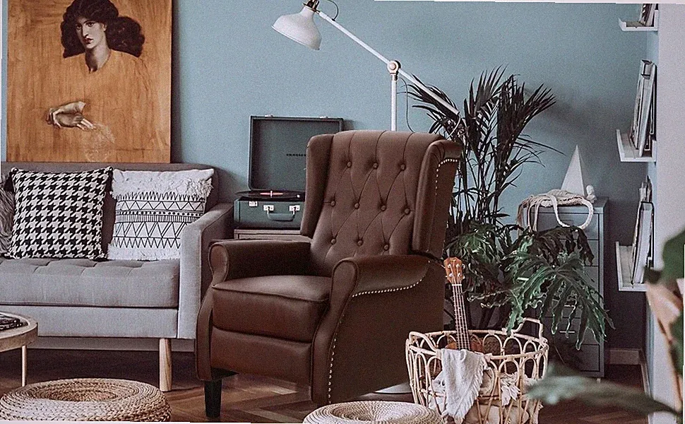 wing back recliners for small spaces